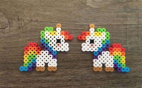 Unicorn perler beads - Use Ironing or Parchment Paper. Place ironing paper or parchment paper over the beads on the pegboard. Be gentle so you don’t disturb the beads underneath. Heat your iron to the medium or medium hot setting (no steam). In a circular motion, begin to iron the project. Don’t press down too hard with the iron.